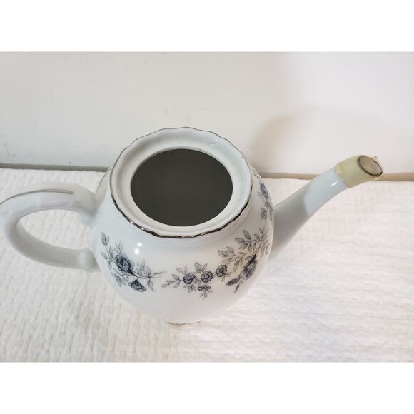 (JL) Baroque Bleu by Daniele Fine China Japan Teapot Without Lid - Picture 3 of 5